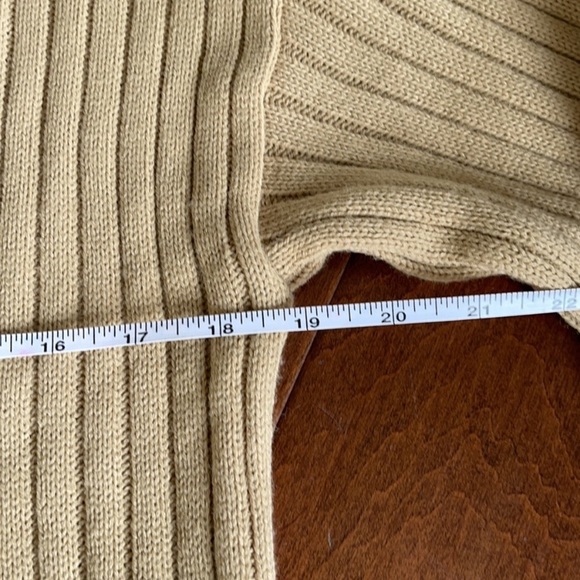 SOLD// MISSGUIDED Tan Belted Long Cardigan - Picture 7 of 11